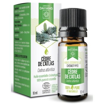 Huile essentielle Cèdre de l'Atlas bio Dayang - flacon de 10ml