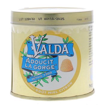 Valda gommes goût miel citron - pot de 140g