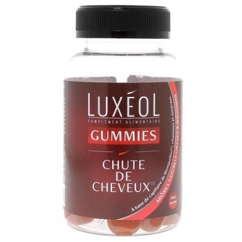 Gummies Chute de cheveux Luxéol - pot de 60 gummies