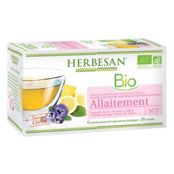 Herbesan Infusion Allaitement BIO - 20 sachets