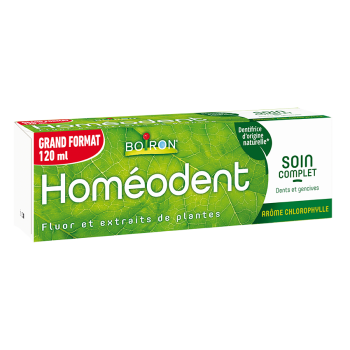 Homéodent soin complet dents et gencives goût chlorophylle Boiron - tube de 120 ml