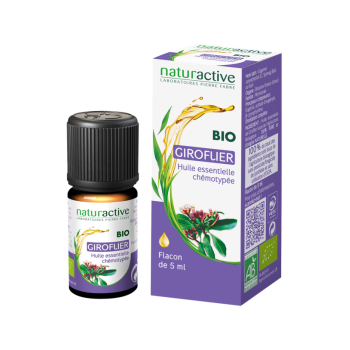 Huile Essentielle Giroflier Bio Naturactive - Flacon de 5 ml