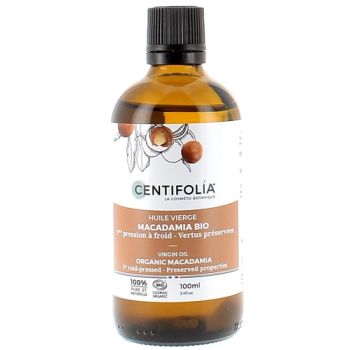 Huile vierge de Macadamia bio Centifolia - flacon de 100 ml