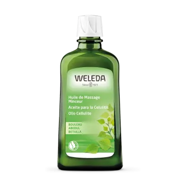 Huile de massage minceur bouleau Weleda - flacon de 200 ml