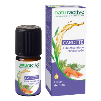 Huile essentielle chémotypée carotte Naturactive - flacon de 5 ml