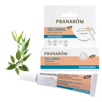 Labiarom Gel labial boutons de lèvres bio Pranarom - tube de 5ml