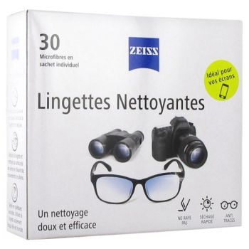 Lingettes nettoyantes pour lunettes Zeiss