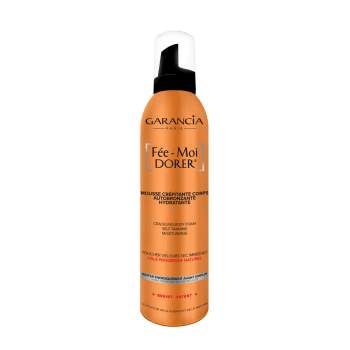 Mousse crépitante corps autobronzante Fée Moi Dorer Garancia - spray de 200 ml
