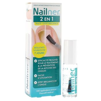 Nailner mycose des ongles 2 en 1 Novodex - flacon de 5 ml