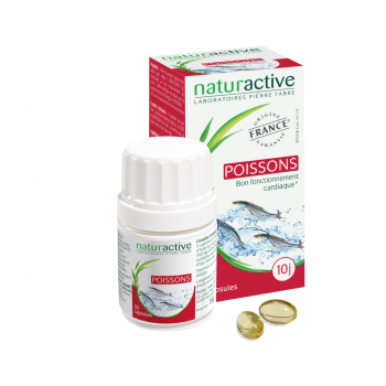 Elusanes Huile de poisson Naturactive - boîte de 30 gélules