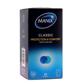 Préservatifs Classic protection et confort Manix - boite de 24 préservatifs
