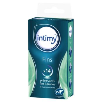 Préservatifs fins lubrifiés Intimy