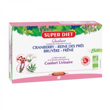 Quatuor Confort urinaire Bio Super Diet - 20 ampoules
