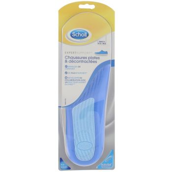 Semelles chaussures plates et décontractées taille 2 Scholl - une paire