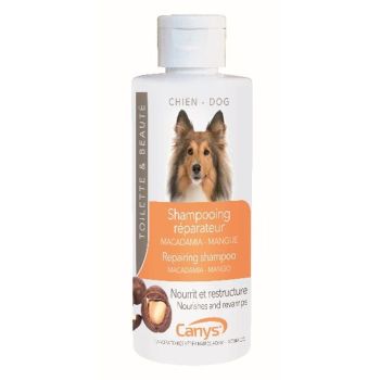 Shampoing réparateur chien macadamia-mangue Canys - flacon de 200ml