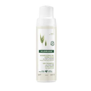 Shampoing sec en poudre extra-doux au lait d’Avoine sans gaz Klorane - flacon de 50 g