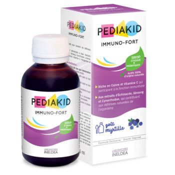 Pediakid Immuno-Fort goût myrtille – 125 ml