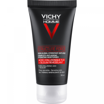 Soin global hydratant anti-âge Structure Force Vichy Homme - tube de 50 ml