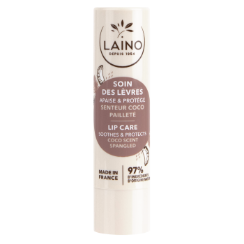Soin des lèvres parfum coco Laino - 1 stick de 4 g
