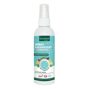 Spray assainissant aux huiles essentielles bio Santarome - spray de 200ml