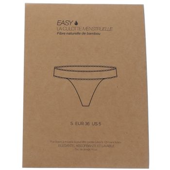 String menstruel Easy - un string et sa poche de lavage
