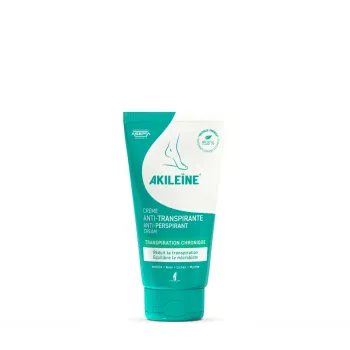 Cr&egrave;me anti-transpirante pieds Akile&iuml;ne - tube de 75 ml