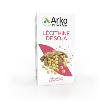 Arkogélules Lécithine de soja Arkopharma - boîte de 45 gélules