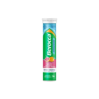 Berocca hydratation arôme naturel agrume - 16 comprimés effervescents 