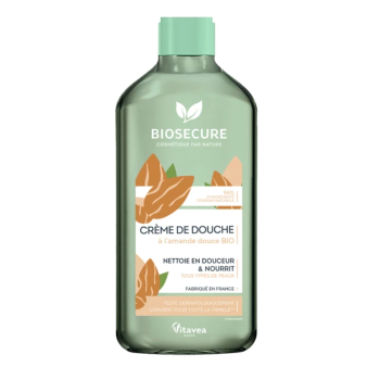 Crème de douche à l'amande douce BIO Bio Secure - flacon de 500ml