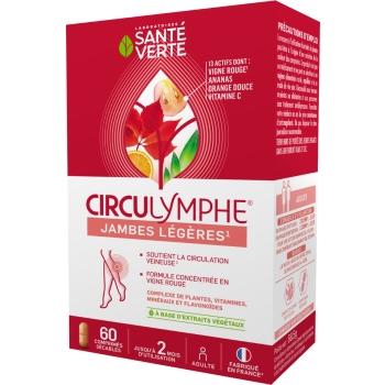 Circulymphe comprimé jambes lourdes Santé verte