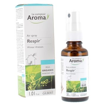 Respir' Spray ambiant Maux hivernaux Le Comptoir Aroma - spray de 30 ml
