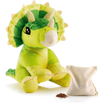 Bouillotte peluche universal triceratops Biosynex - une peluche 