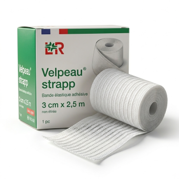 Velpeau Strapp bande élastique adhésive Lohmann & Rausher - bande de 3cm x 2.5m