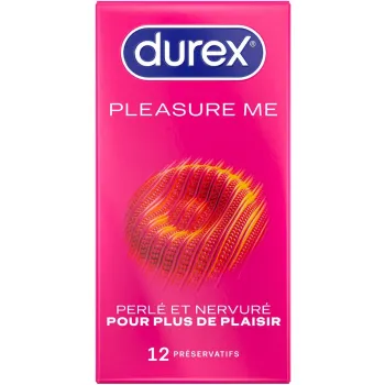 Préservatifs Pleasure Me Durex - boîte de 12 préservatifs