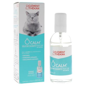 Ôcalm Solution calmante pour chat Clément Thékan - spray de 60 ml
