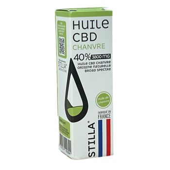 Huile CBD chanvre 40% 3800mg Stilla - flacon de 10ml