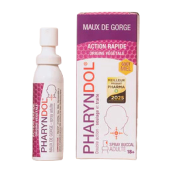 Pharyndol maux de gorge adulte PediAct - spray de 30ml