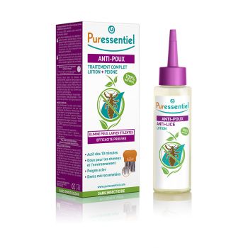 Puressentiel anti-poux traitement complet lotion + peigne - flacon de 100 ml