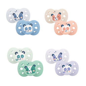 Sucettes anatomiques 18 mois+ animaux Biolane - lot de 2 sucettes