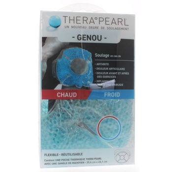 Théra Pearl genou patch chaud froid - 1 patch réutilisable