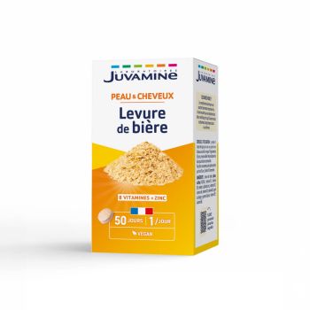 Levure de bière Beauté Vitale Juvamine - boîte de 50 comprimés