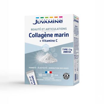 Collagène marin vitamine C Juvamine - boite de 20 sticks