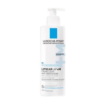 Lipikar AP+M Crème relipidante anti-irritation La Roche-Posay - flacon-pompe de 400ml