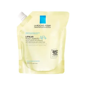 Lipikar Huile lavante AP+ La Roche-Posay - éco-recharge de 400ml