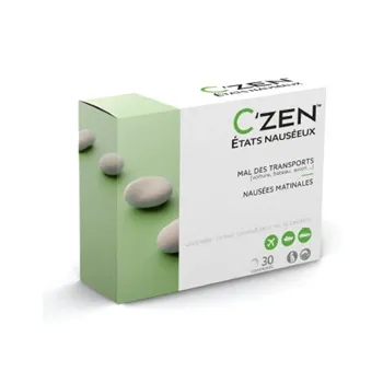 C'Zen Etats nauséeux Bausch lomb - boite de 30 comprimés