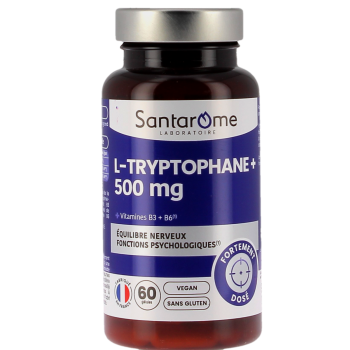 L-Tryptophane+ 500mg Santarome - pot de 60 g&eacute;lules