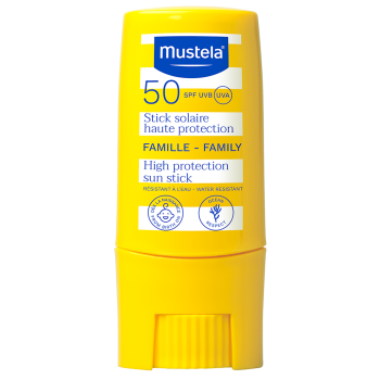 Stick solaire SPF 50 famille Mustela - stick de 9g