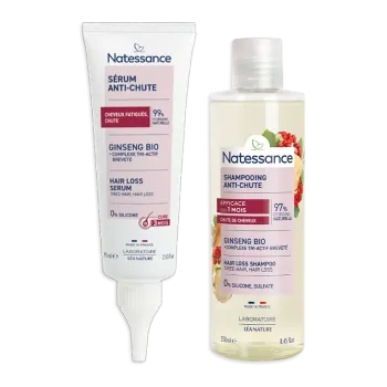 Coffret routine capillaire anti-chute Natessance - coffret de 2 produits