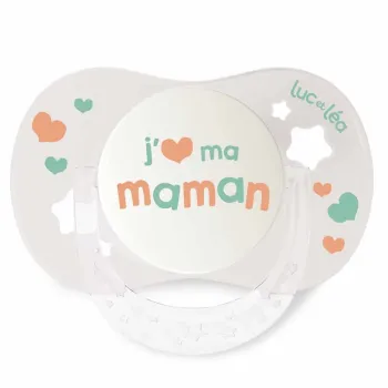 Essentiel sucette collerette confort+ 0/6 mois Luc et Léa - une sucette