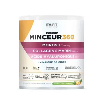 Minceur 360 go&ucirc;t matcha ananas Eafit - pot de 275g
